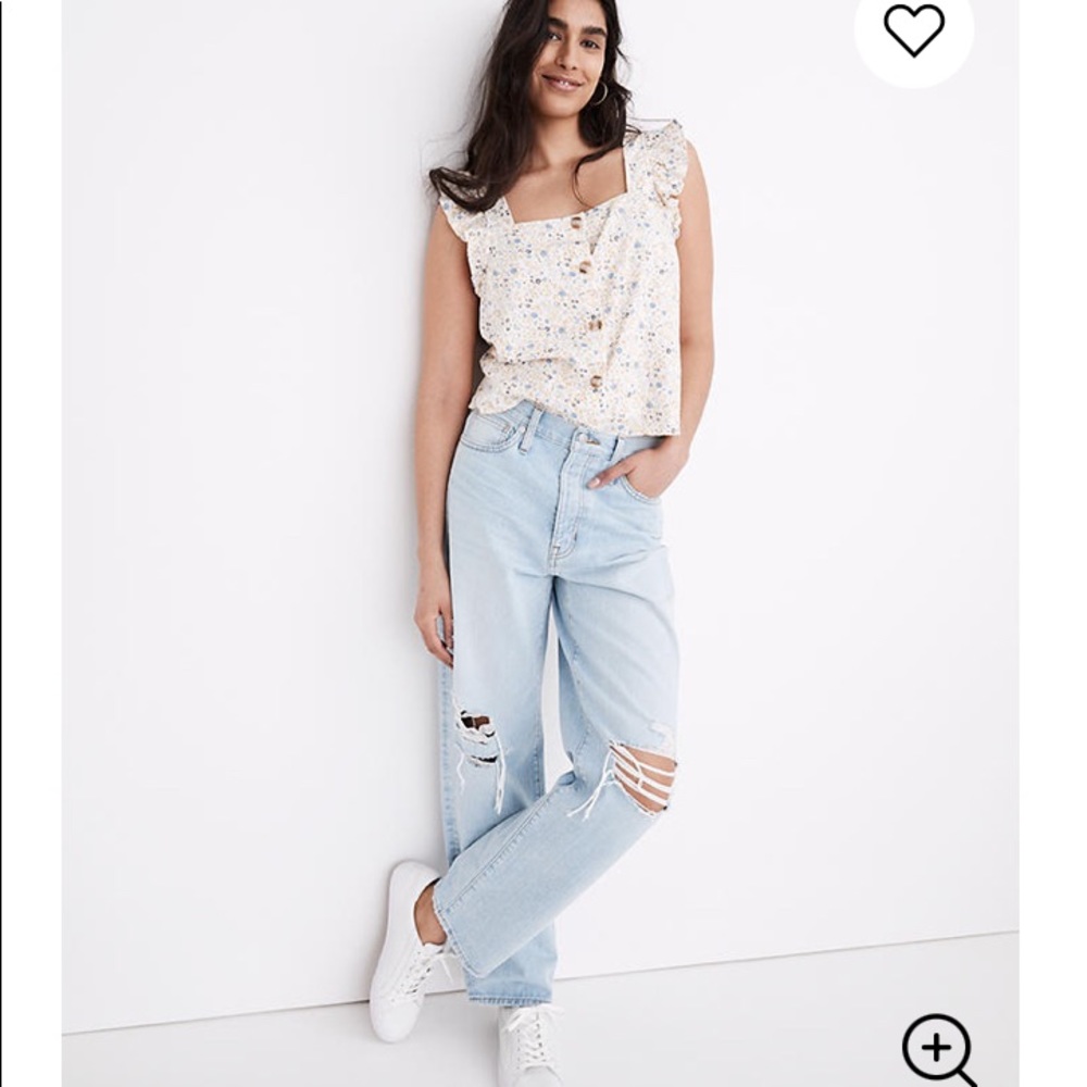 Madewell. The Dadjean. Ripped edition. Size 30
